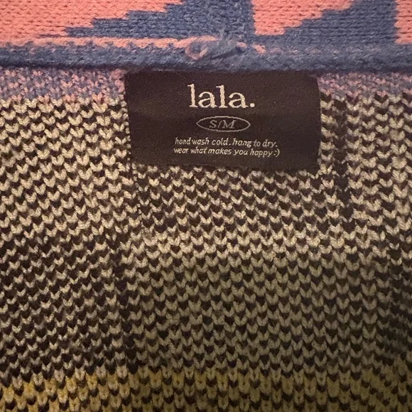 Dressed in LALA Luxe Fringe Blanket Cardigan in Wonderstruck - S/M - Picture 7 of 8